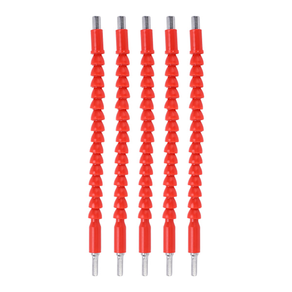 5PCS/Set Flexibel Borrchucksförlängning Flexibel Axel 295mm/11.6in Lång Universal för Elektriska Borrmaskiner