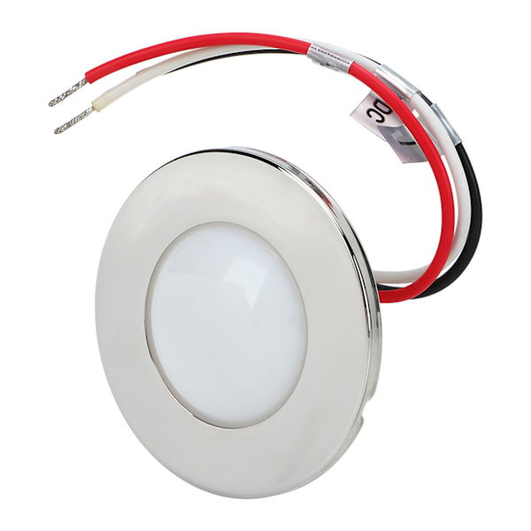 3-tums infälld LED-taklampa för husbil, verandalampa, 70LM, vattentät, energibesparande för husvagnar, båtar, blått och vitt