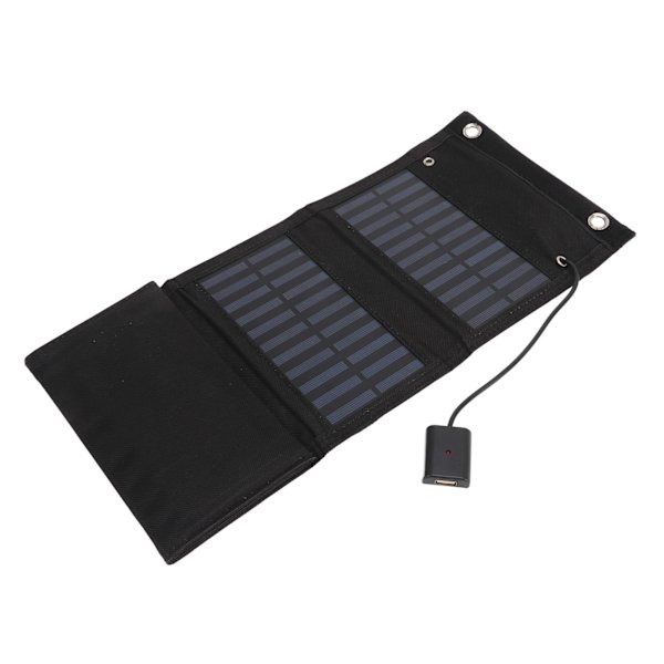 Bärbar solpanelladdare 5,5V 25W - Perfekt för bärbara datorer, bilbatterier, vagnar, bussar och fartyg