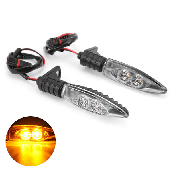 Par Främre Blinkers LED-Lampa 12V Ersättning för S1000RR R1200GS F800GS Klar Lins