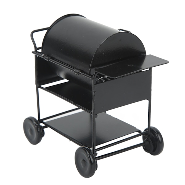1/12 Dukkehuss Miniature BBQ Grill Mini BBQ Grill Ovn Model RC Bil Dekoration BBQ Vogn Model