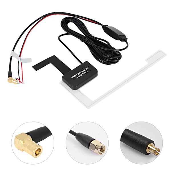 3 meter 20db digital radiopatch dold antenn - DAB SMB 12V