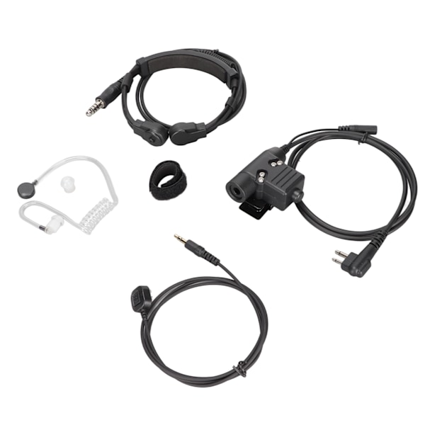 U94 PTT med finger-mikrofon PTT 7.1mm uttrekkbart halskontroll headset for Motorola GP88 GP300 GP3688 DEP450