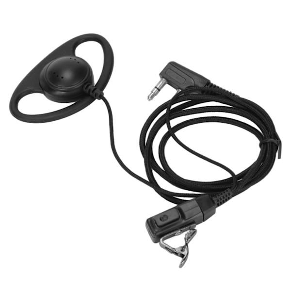Walkie Talkie Øretelefon Støjreducerende Multifunktionel 2-vejs Radio Headset til Baofeng Walkie Talkie