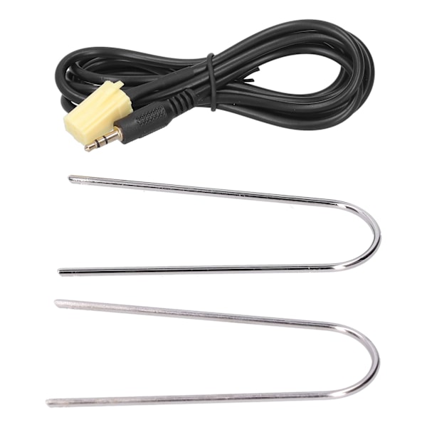 3,5 mm Jack AUX Input Kabelledning med Installationsfjernelsesværktøj Passer til Fiat Grande Punto/500 6-Pin