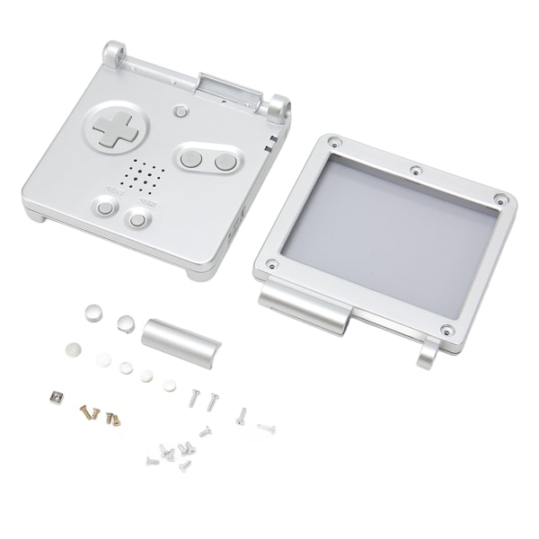 Game Console Shell til GBA SP Udskiftning af fulddele, hus Shell Case med knapper til Gameboy Advance SP Silver