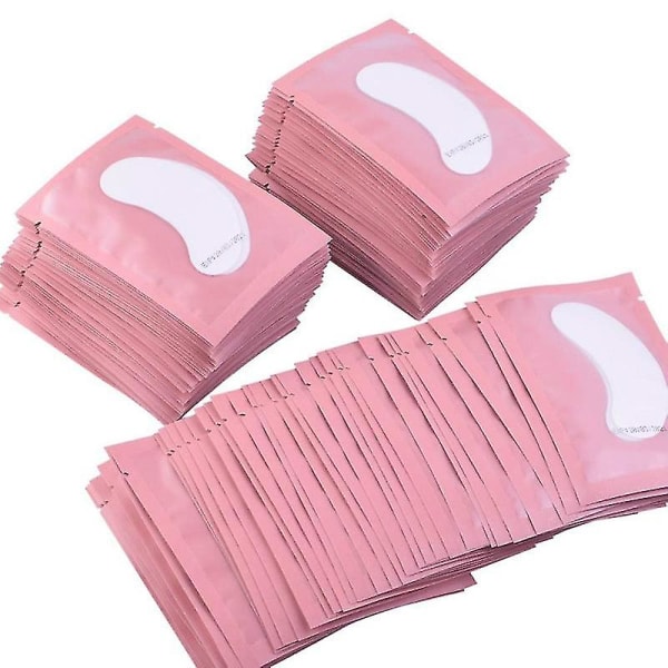 1mor 100 paires de patchs en papier pour extensions de cils, autocollants pour les yeux greffés sous le coussinet pour les yeux