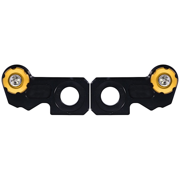 2 stk. Motorsykkelakselblokk Slider Aluminiumlegering Erstatning for CB650R/F CBR650R 2019‑2020 Gul