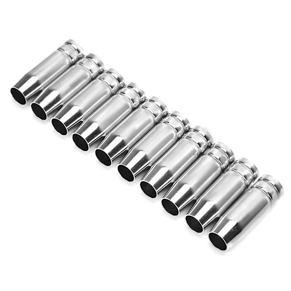10kpl Kaasusuuttimen Kärki MB15 MB14 12mm Messinkipoltin Suoja Tarvike MAG MIG