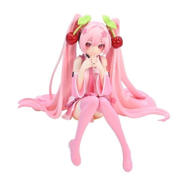 Sakura Hatsune Miku Figur – Sakura Future Noodle Plug Modell Hurtignudler Bilskall Skrivebordsornamenter