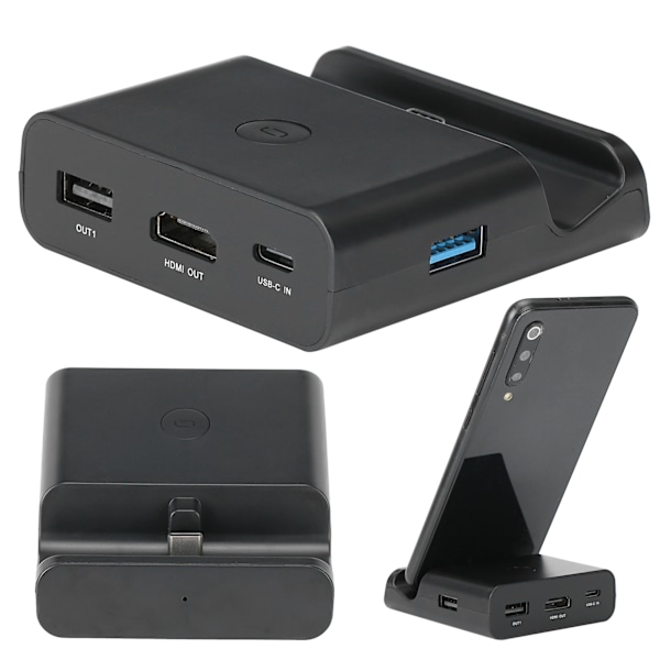 Switch/Lite Bærbar TV-adapter - HDMI Video Converter og Mini Opladningsdock