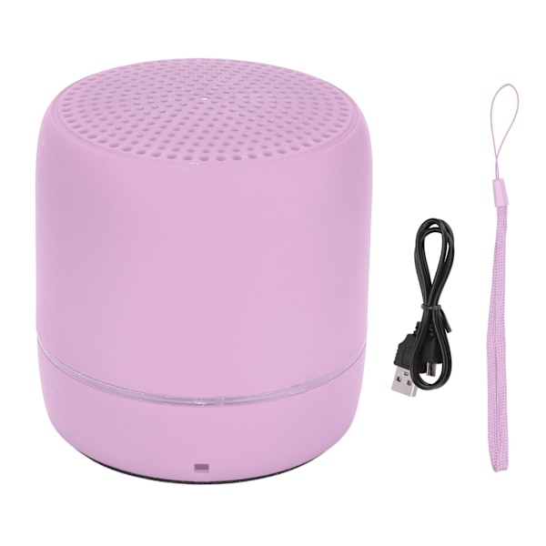 Bærbar Bluetooth5.0 Høytaler Bass Stereo 280Hz‑16KHz Mini Reisehøytaler for Utendørs Rosa