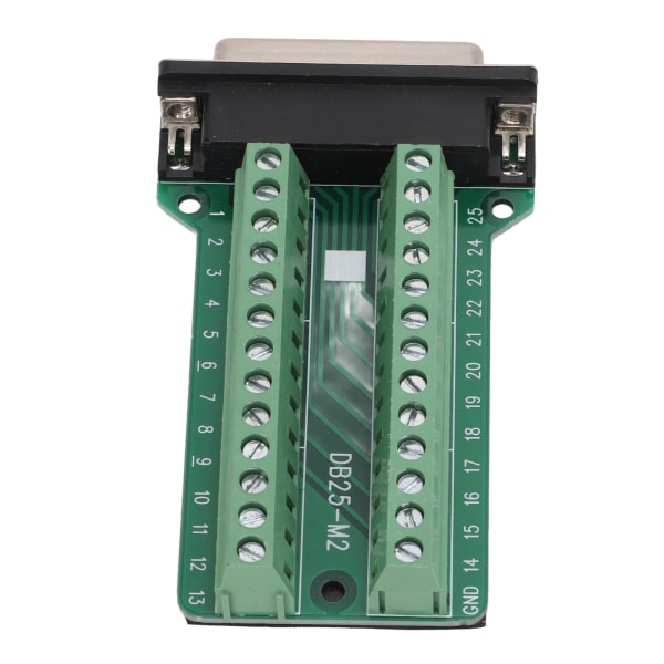 25-stifts terminalblockskontakt Signalmodul Nitningstyp PCB-kort för kommunikationsfelsökningDB25-M2