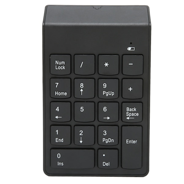 Numeriskt tangentbord Mini Trådlöst 18 tangenter 2.4GHz Stabil anslutning Ergonomisk design Laptop Numpad Numeriskt tangentbord