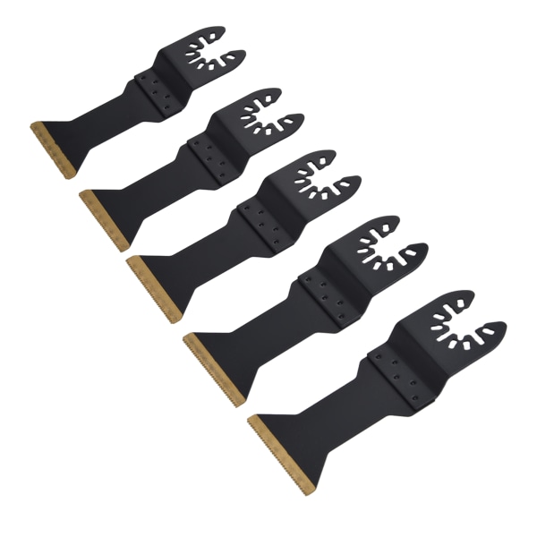 5 stk oscillerende verktøyblader Universal sag forlenget H-type Bimetallisk Ti-belagt 1-3/4in