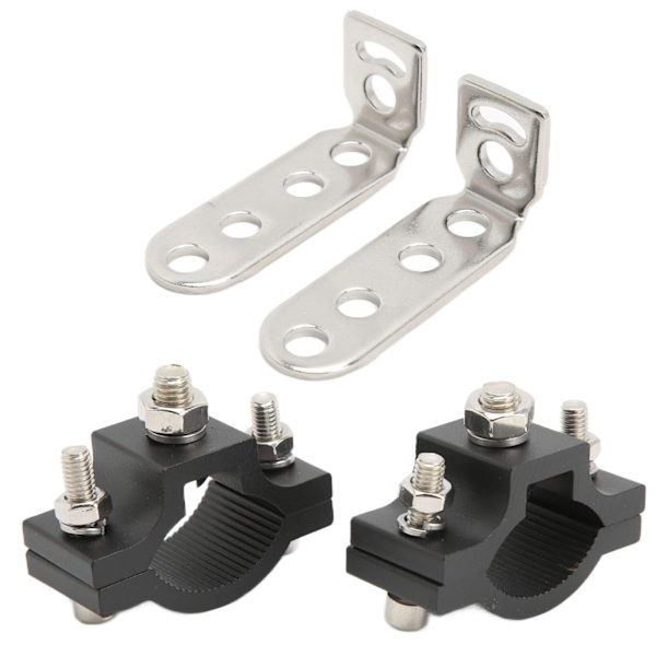 LED Lys Bar Braketter 1.2in Bull Bar Rør Arbeidslampe Monteringsklemme for Motorsykkel Lastebil SUV ATV