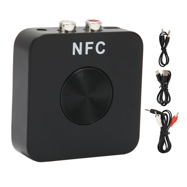 NFC Bluetooth 5.0 Trådløs Lydadapter AUX Modtager Sender Combo Håndfri 10Hz‑20HKz til Hjemmebil