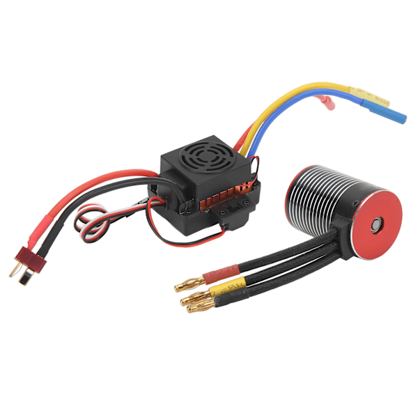 RC Brushless ESC Sæt 3650 Brushless Motor 60A Elektrisk Hastighedsregulator til RC Bil 4500KV