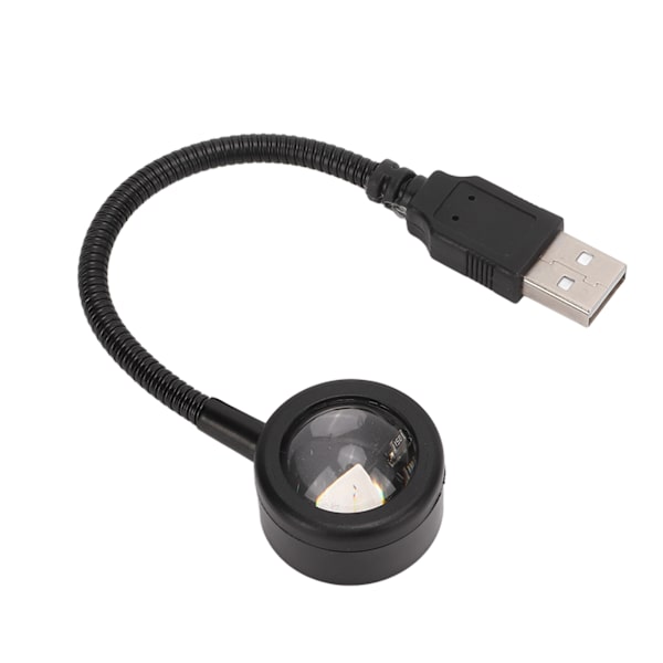 USB Stjerne Natlampe 5V 0.15W Multi Mode Romantisk Universal Solnedgangslampe til Biltag Hus