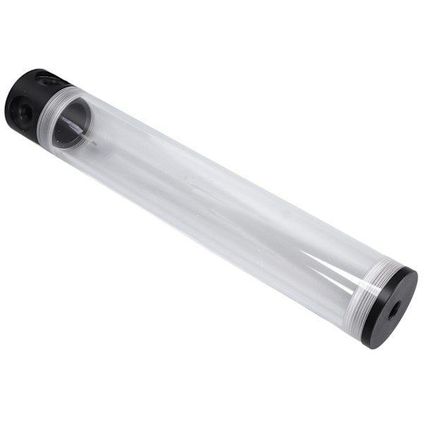 Vandkølingsbeholder 300 mm/11,8 tommer Længde G1/4 tommer gevind Lav støj Cylindrisk Akryl Plastmateriale Køletank