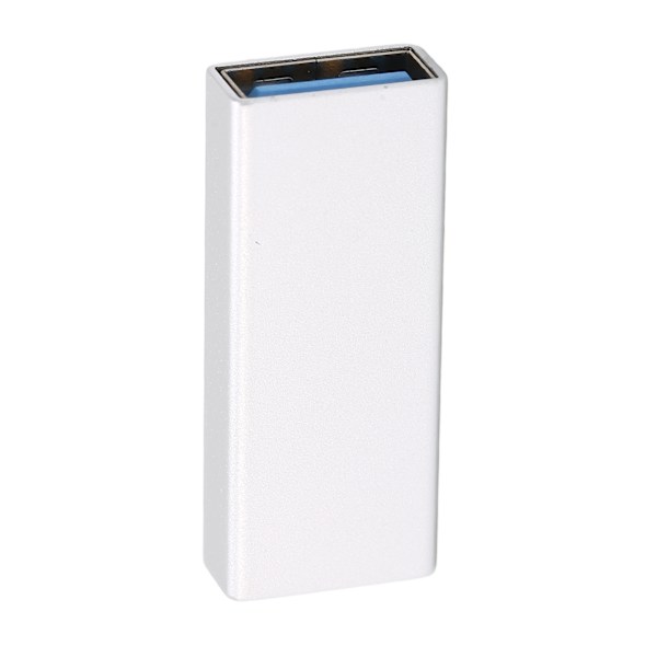 USB C till USB3.0-adapter Multifunktionell Typ C till USB-kontakt för dataöverföring och laddning Silvergrå