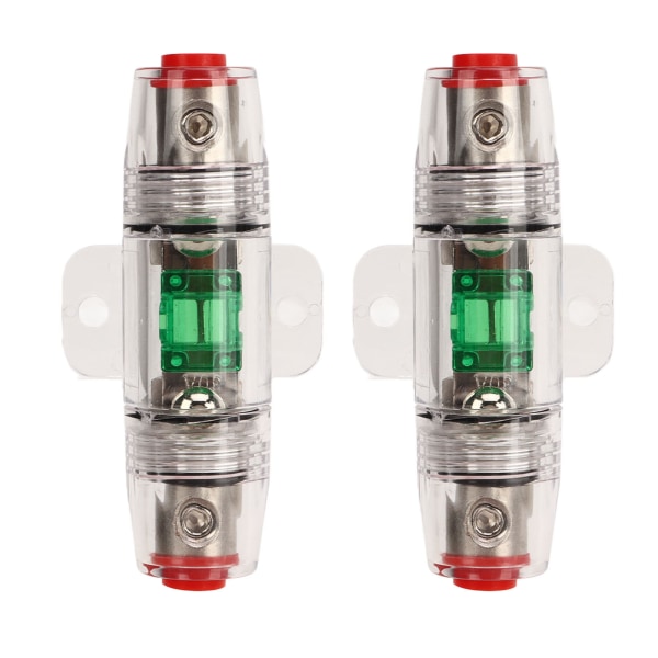 2 kpl DC12‑36V Inline ANL Sulakepesä IP67 Vedenpitävä Auton Äänivahvistimen Akun Sulake Virtalohko