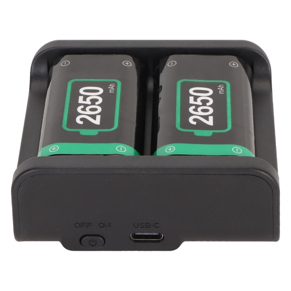 Fast Charge Controller-batteripaket för Xbox 2st 2650mAh uppladdningsbart batteripaket med laddare för Xbox One Series S