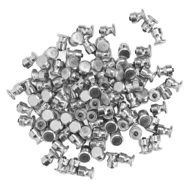 100 kpl hopeaa autonrenkaiden nastat liukumista estävät vakaat kulutusta kestävät ATV-renkaiden ruuvit piikit kuormaustrukkimoottoripyörälle