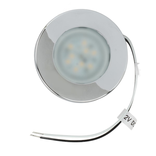 2.9in RV Forsænket Loftslampe IP66 Vandtæt LED Indvendig Kuppellampe 3000K Varm Hvid DC12V til Båd Campingvogn