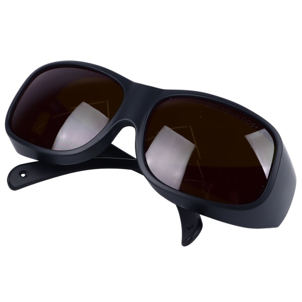 Lasersäkerhetsglasögon svart båge 200 till 700NM Lättviktsögonskydd Lasersäkra glasögon för skönhetssalong