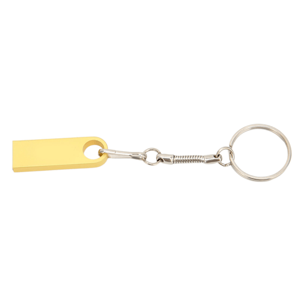 USB Flash Disk Usb2.0 TypeC Mobiltelefon Computer Dobbelt Brug U Disk Højhastigheds Flashdrev med nøglering (16GB Guld)