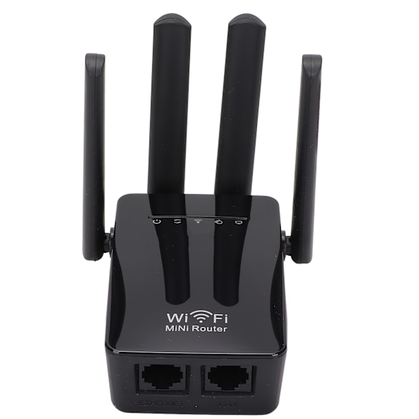 3-i-1 Trådlös Router AP Access WIFI Förbättra Punkt 360° Full Signal Täckning 300Mbps WiFi Router för Hem 100‑240VEU Kontakt