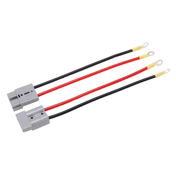 DC600V 50A Apukaapelit Pikaliitin 10Awg Auto Pakettiauto Moottoripyörä Matkailuauto Peräkärry