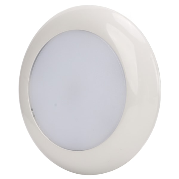 12V hvit LED-panellampe for bobiler - forgyller badet i bobil, campingvogn og båt