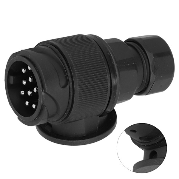 EU 12V Trailer Stik Adapter Elektrisk Vandtæt 13 Pin Lastbil Interface Campingvogn Ledningsnet Stik