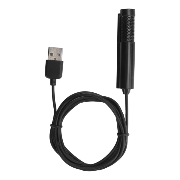 Mini USB mikrofon för PC Laptop Bärbar Kapacitiv Mic för WIN7/8/10/OS X/MSN/SKYPEBlack
