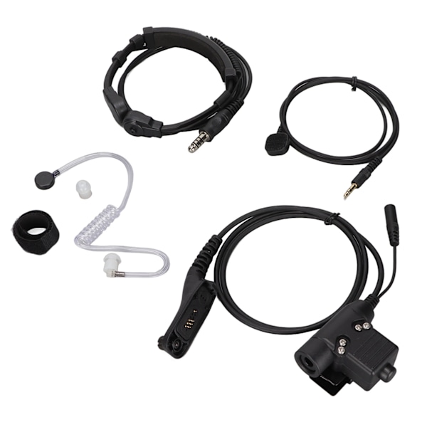 Halsmikrofon Headset U94 PTT med Fingermikrofon Kompatibel for MOTOROLA XIR P8268 P8668 DP4400 DP4800