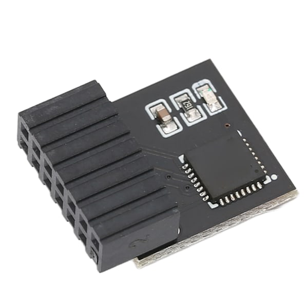 TPM 2.0 Krypterings Säkerhetsmodul 14-stifts Stark Kryptering TPM-Processor Svart TPM-Modul Systemkomponenter för Asus
