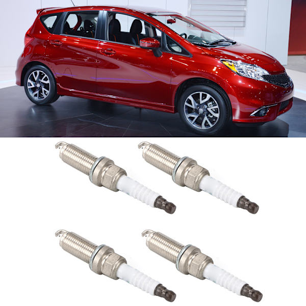 4 stk. tændrør passer til Nissan Versa 2009-2010 1.6L L4 FXE20HE11 erstatning