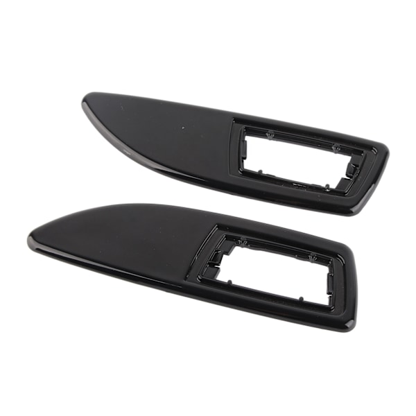 2 stk. Sideblinklys Repeater Rammesæt Bil Tilpasninger Udskiftning til Vauxhall Corsa D Range 2006-2014 Blank Sort
