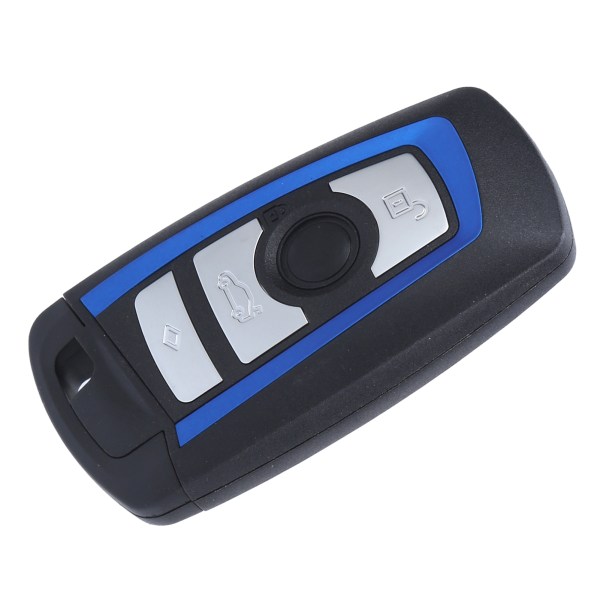 Svart bilnyckelfodral Case Liten intelligent hållbar ersättning för 550i GT 2010-20114-knapp