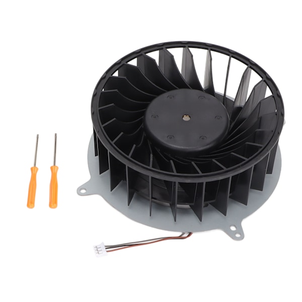 Datorkylfläkt Ersättning DC 12V/2.4A 23 Blad 3-Pin Stabil CPU-kylfläkt för PS5