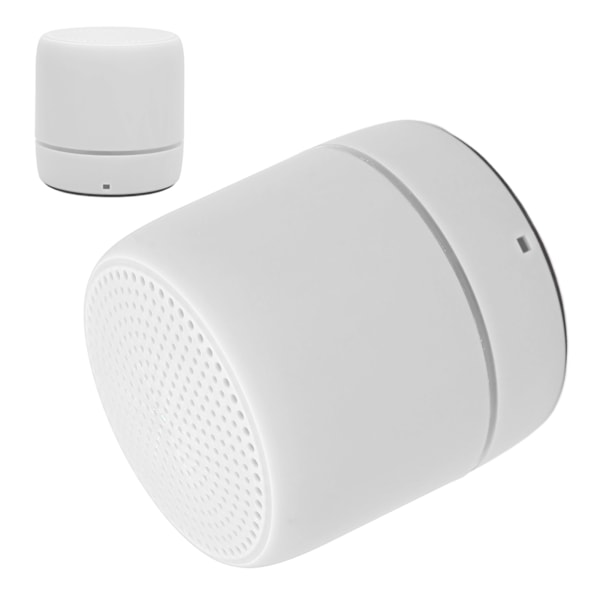 Bluetooth 5.0 Minihögtalare Klar Stereo Rik Bas Bärbar Trådlös Högtalare för Utomhus Vit