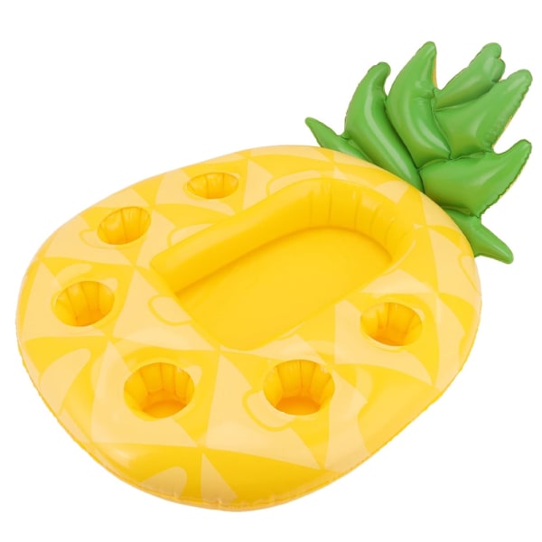 Ananas oppustelig flydende pooldrikholder, god stabilitet, bred anvendelsesbadekar flydende pooldrikholder