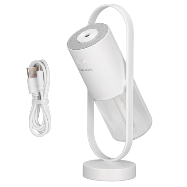360° Rotation Luftfuktare 3.5W USB Tyst Färgglatt Nattljus 40ML/H Sprayvolym 200ml Kapacitet Projektionsluftfuktare