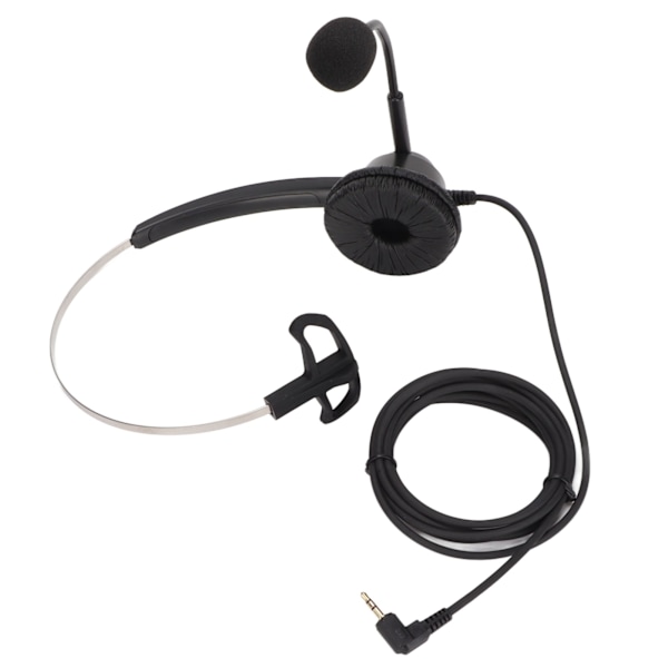 H360‑2.5 Business Headset 2,5 mm Computer Hovedtelefoner med HD-mikrofon til Call Center Kundeservice Kontor