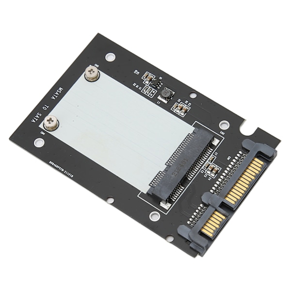 MSATA till SATA III Adapter 6Gbps Snabb Överföring Masslagringsgränssnitt PCB med SATA-gränssnitt för stationär dator SSD
