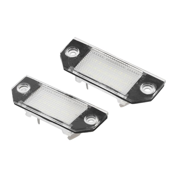 Par LED-registreringsskyltsbelysning Anti Kollision Bakifrån Ersättning för Ford C MAX 2003–2007 4502331
