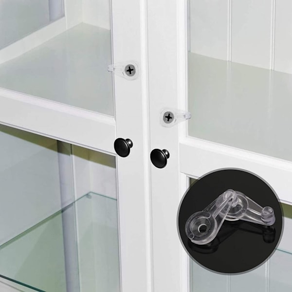 50 st Glashållare Klipp Glaspanel Klipp Spegel Klipp Halksäker Vattentät Transparent Fast Spänne