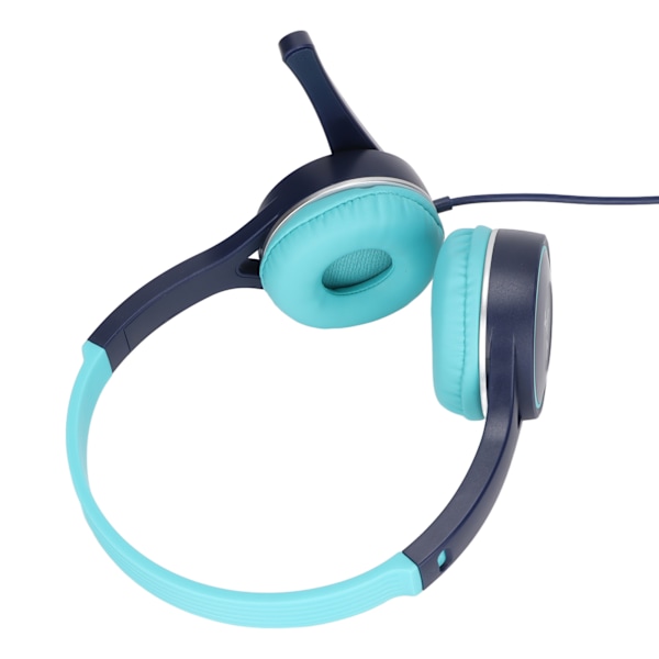 Barnheadset Stereo Vikbart Bärbart 3,5 mm Trådbundet Barnhörlurar för Smartphones Datorer
